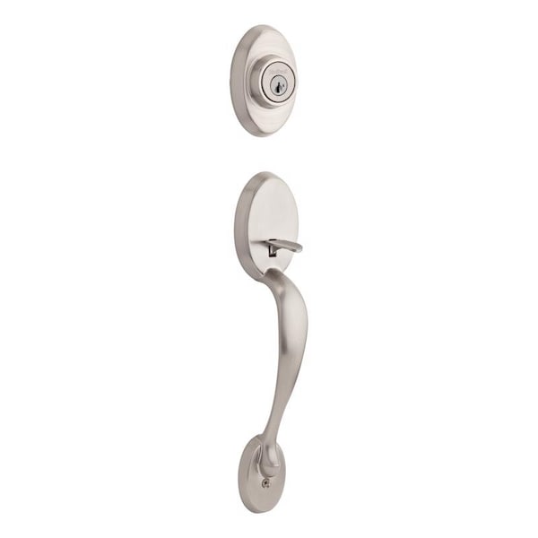 Kwikset Kwikset Chelsea Satin Nickel Entry Handleset 1-3/4 in. 98001-369 - main